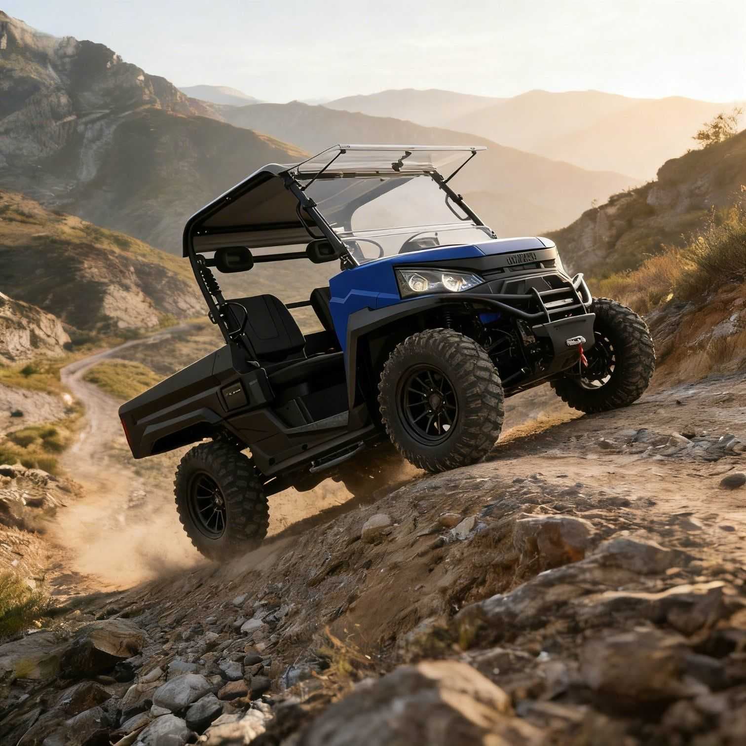 Motor de CA de 10 KW 4WD UTV 73,6 V 400 mm que vadea el rango de 80-100 km