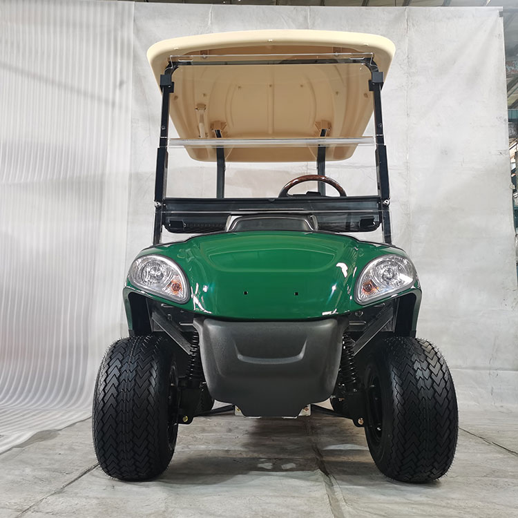 Cartero de golf eléctrico de 2 plazas con batería de litio