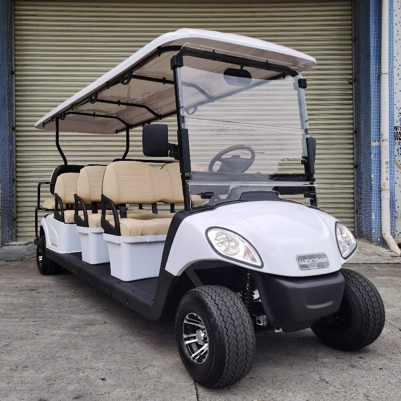 Cartero de golf eléctrico de 6 plazas con batería de litio