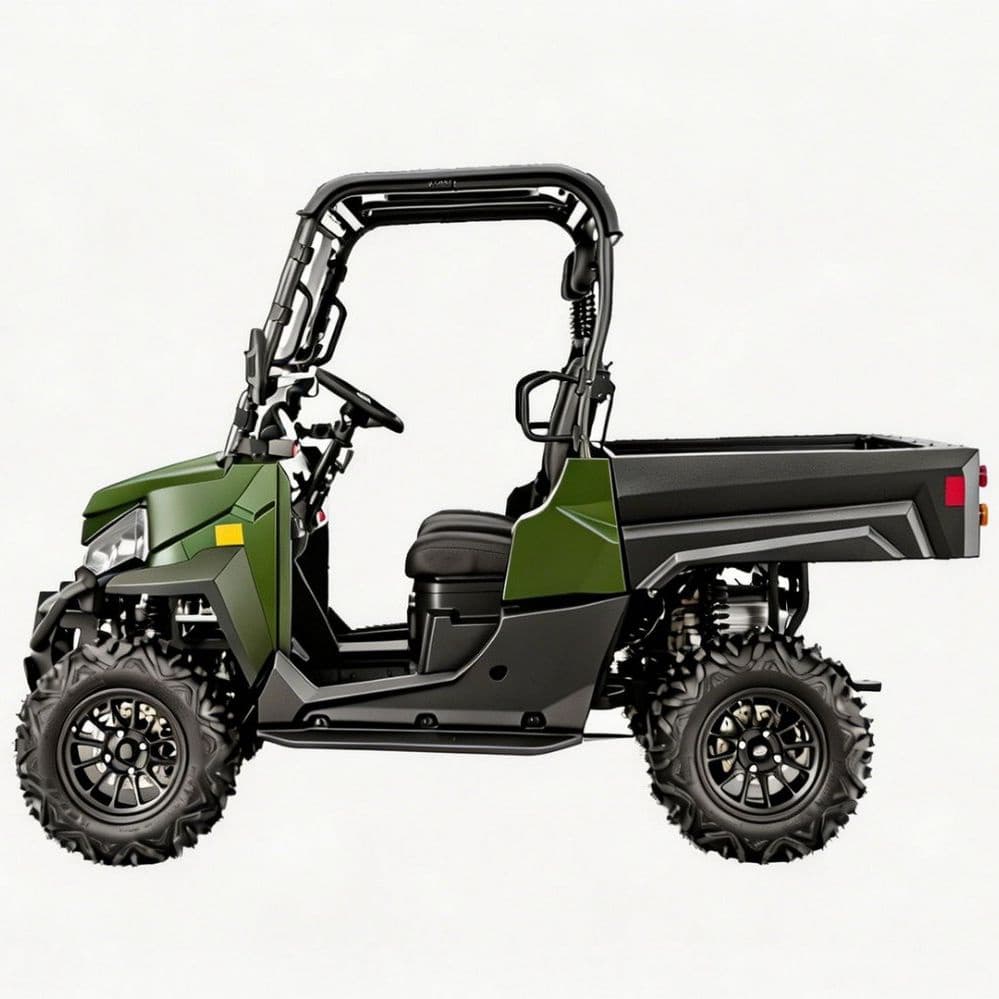 Accesorios personalizables 73,6 V UTV eléctrico PKE sin llave 1000 kg que remolca la gama 4WD de 80-100 km