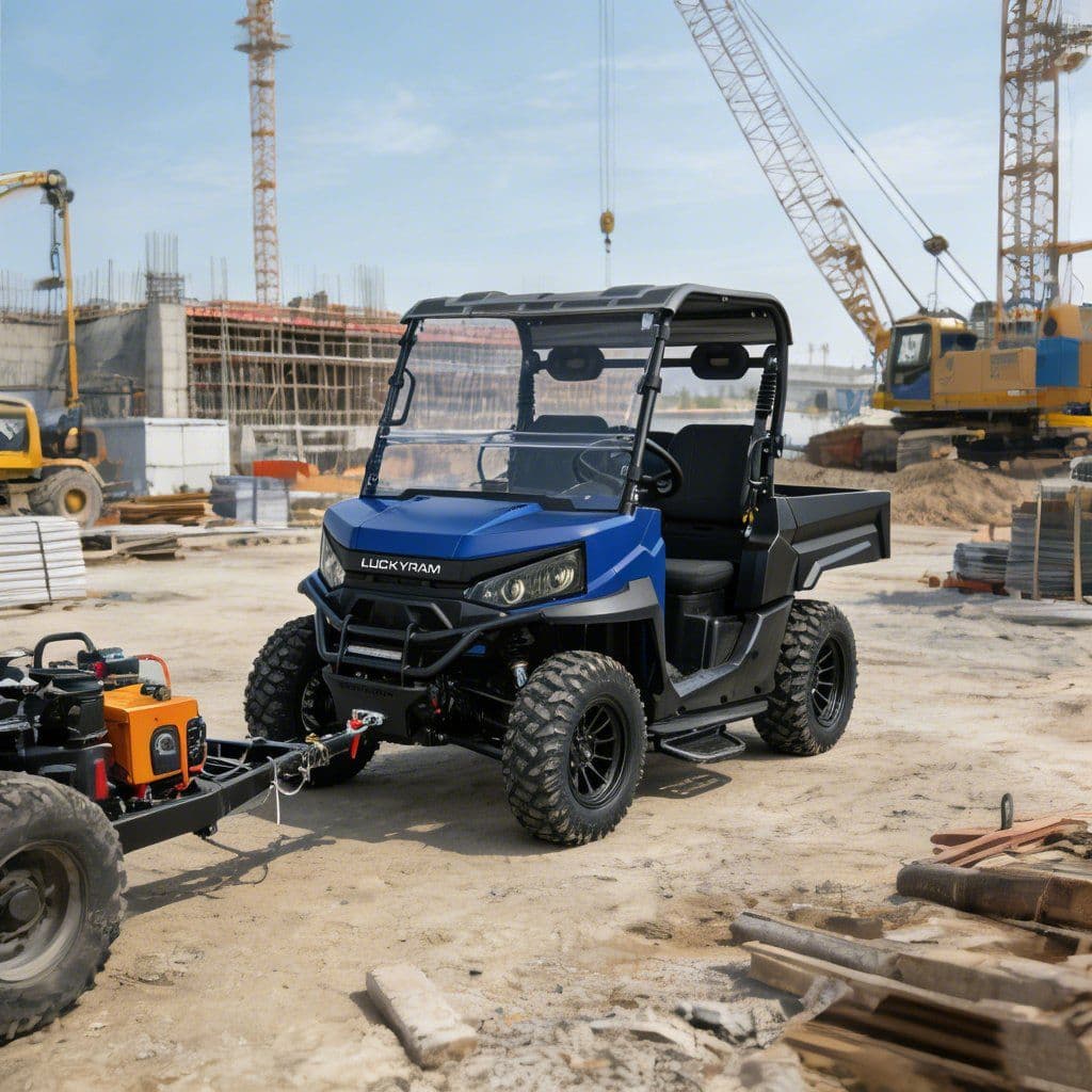Vadeo eléctrico de la batería de litio 400m m del motor de CA de UTV 10KW 4WD 73.6V