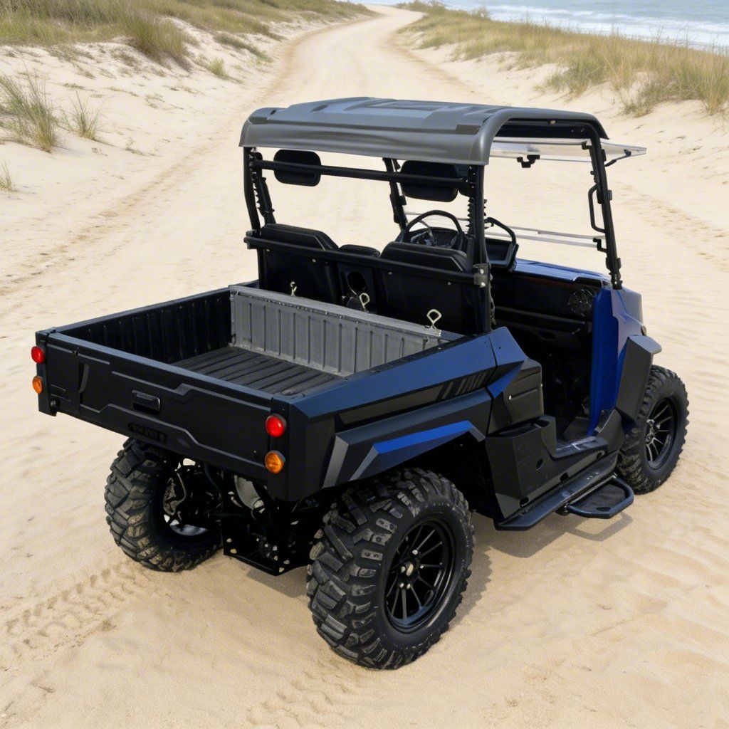 UTV eléctrico 4WD para el lugar de trabajo potencia máxima de los neumáticos 73.6V 20KW de 14 pulgadas