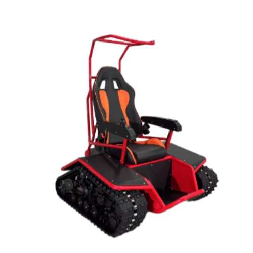 Control flexible de la silla de ruedas eléctrica todoterreno equipada con un único joystick